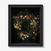 Wreath of Flowers encircling a Niche by Karel Batist - thumbnail_1_bf_66fc784a8213847b6f3579ca